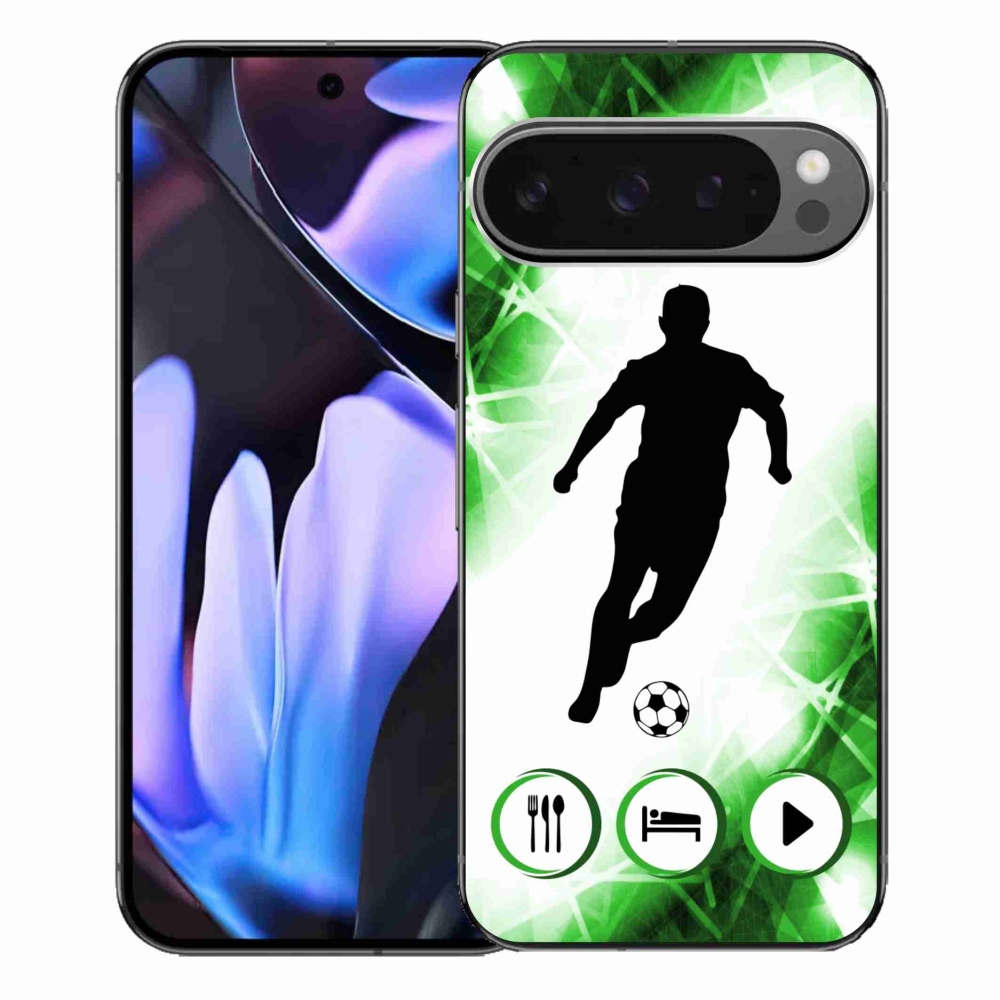 Gelový kryt mmCase na Google Pixel 9 Pro XL - fotbalista