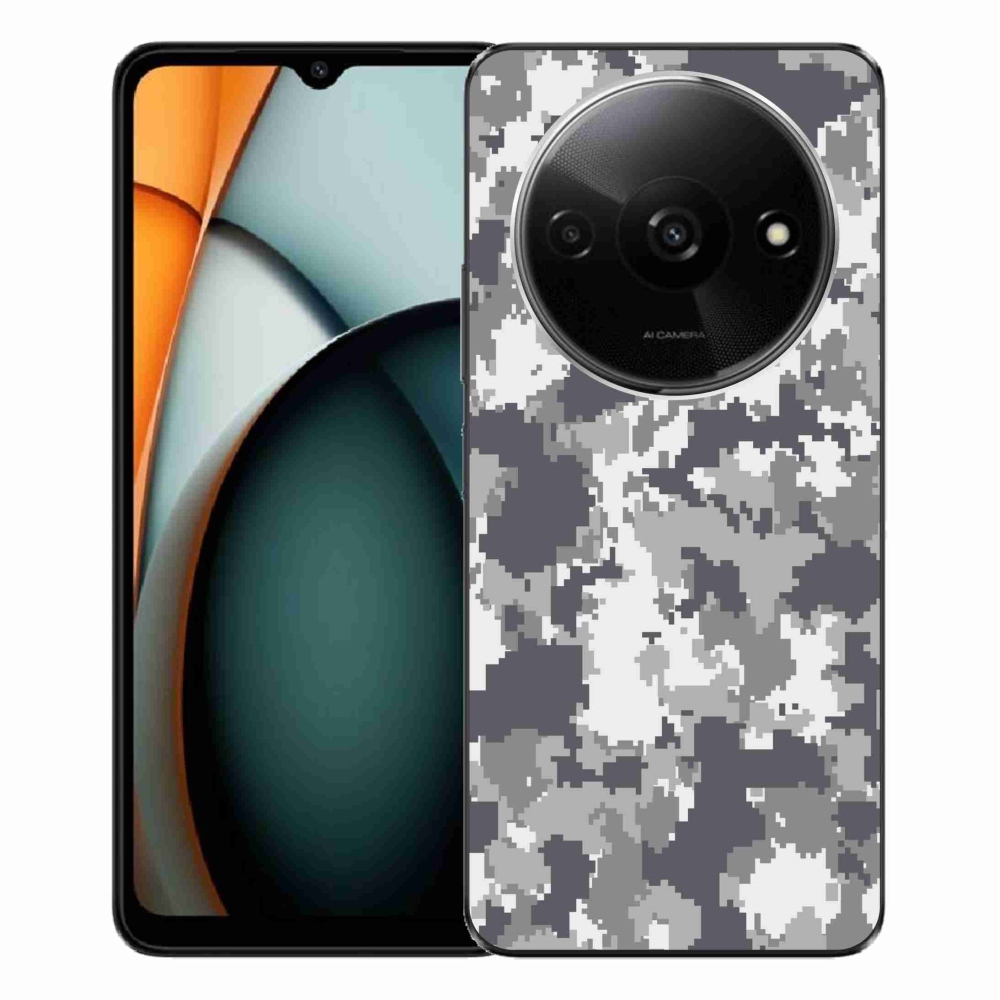 Gelový kryt mmCase na Xiaomi Redmi A3 - maskáčový vzor 2