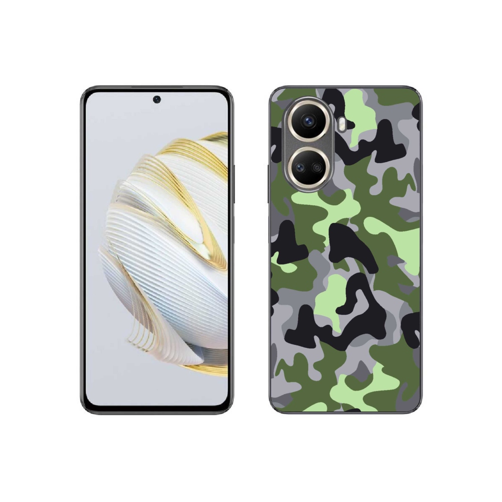 Gelový kryt mmCase na Huawei Nova 10 SE - maskáčový vzor 7