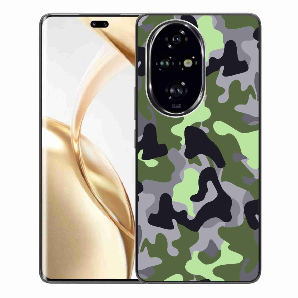 Gelový kryt mmCase na Honor 200 Pro 5G - maskáčový vzor 7