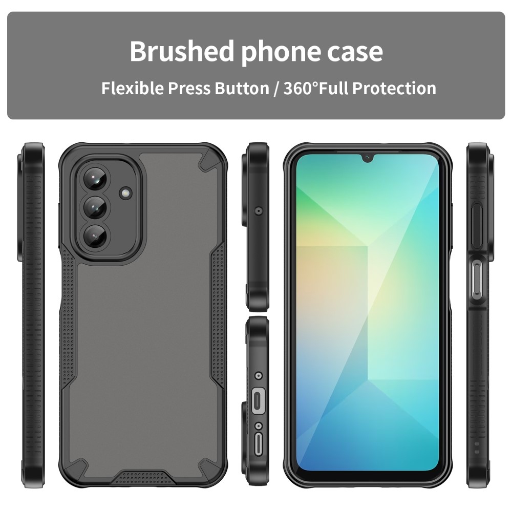 Frosted odolný kryt na Samsung Galaxy A26 5G - černý