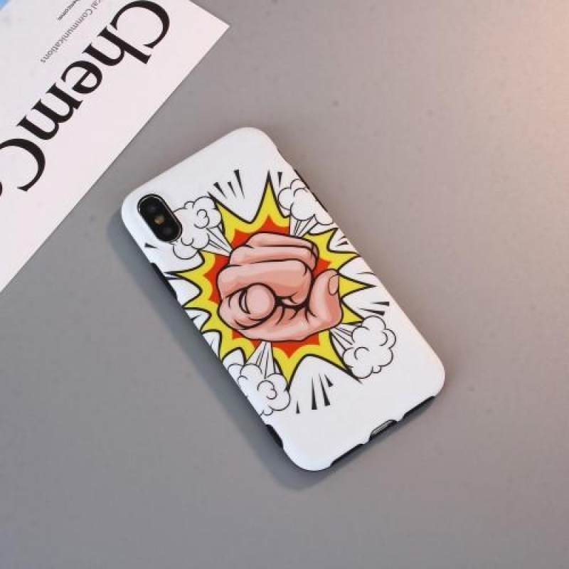 Flexi gelový obal na iPhone X - angry