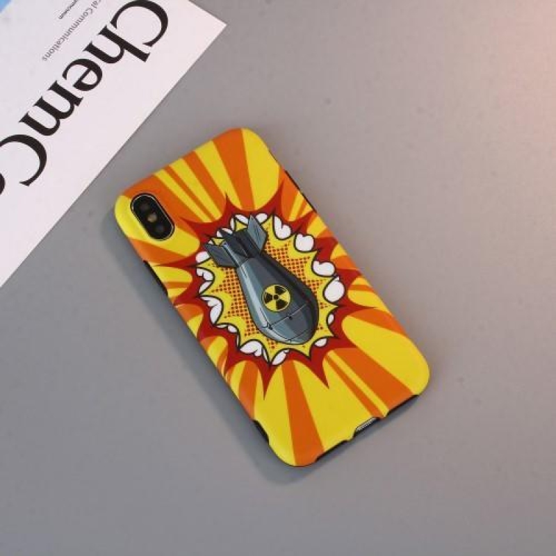 Flexi gelový obal na iPhone X - cartoon