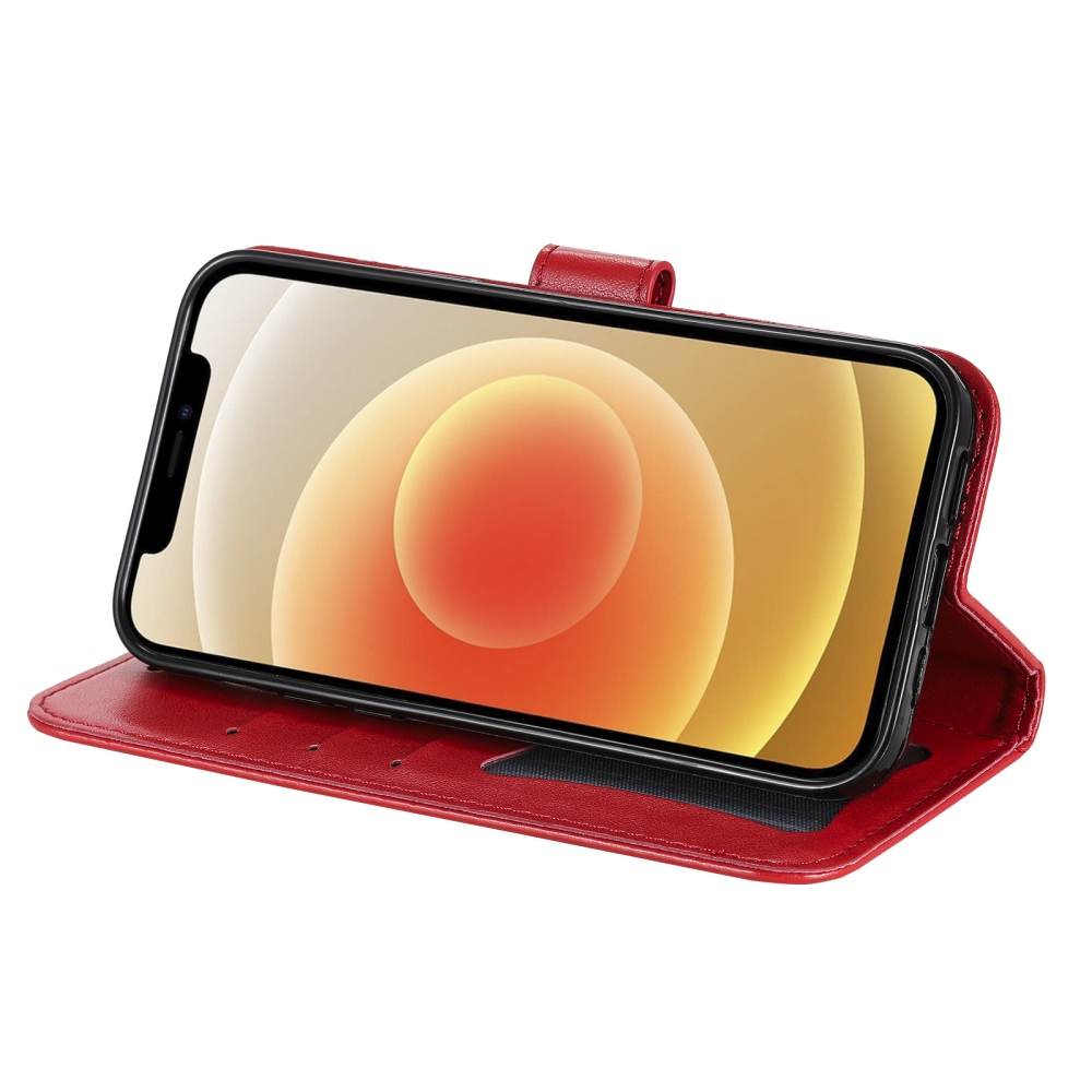 Floral knížkové pouzdro na Xiaomi Poco F8 Pro 5G - červené