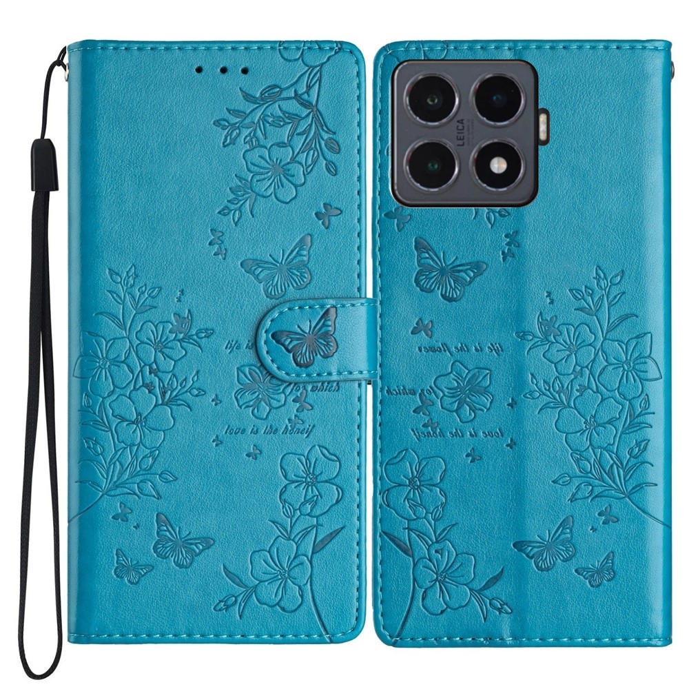 Floralis knížkové pouzdro na Xiaomi 15T Pro - modré