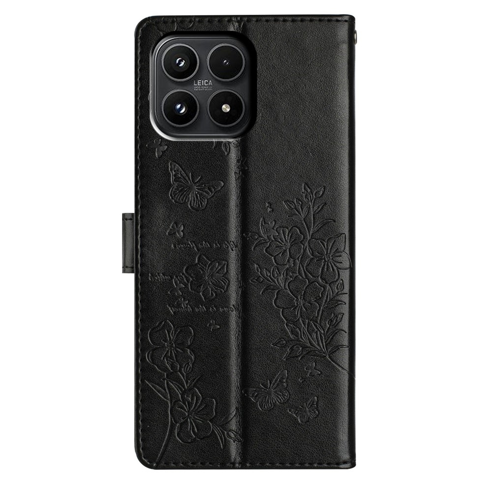 Floralis knížkové pouzdro na Xiaomi 17 - černé