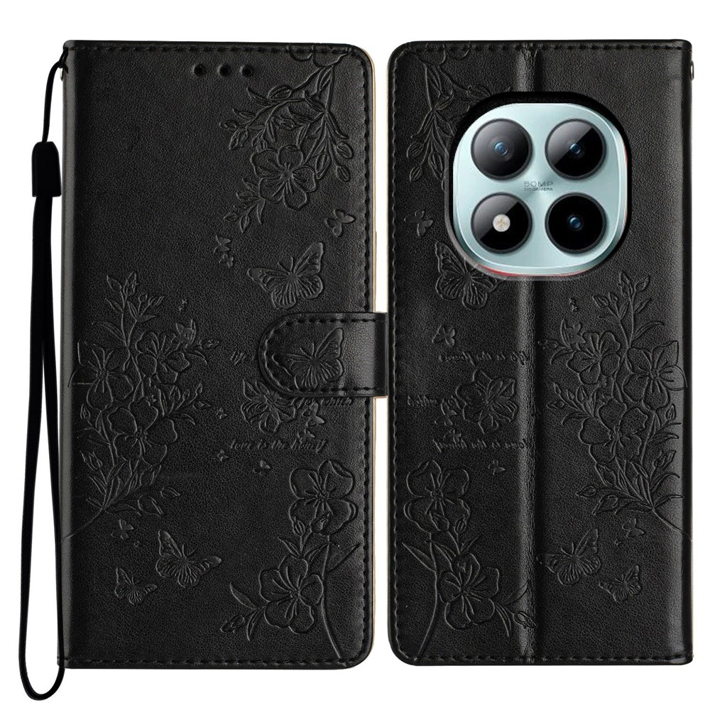 Floralis knížkové pouzdro na Xiaomi Redmi Note 15 Pro+ 5G - černé