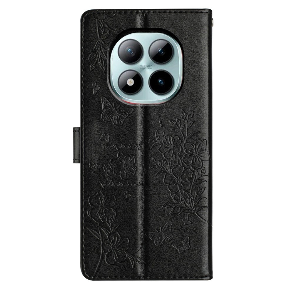 Floralis knížkové pouzdro na Xiaomi Redmi Note 15 Pro+ 5G - černé