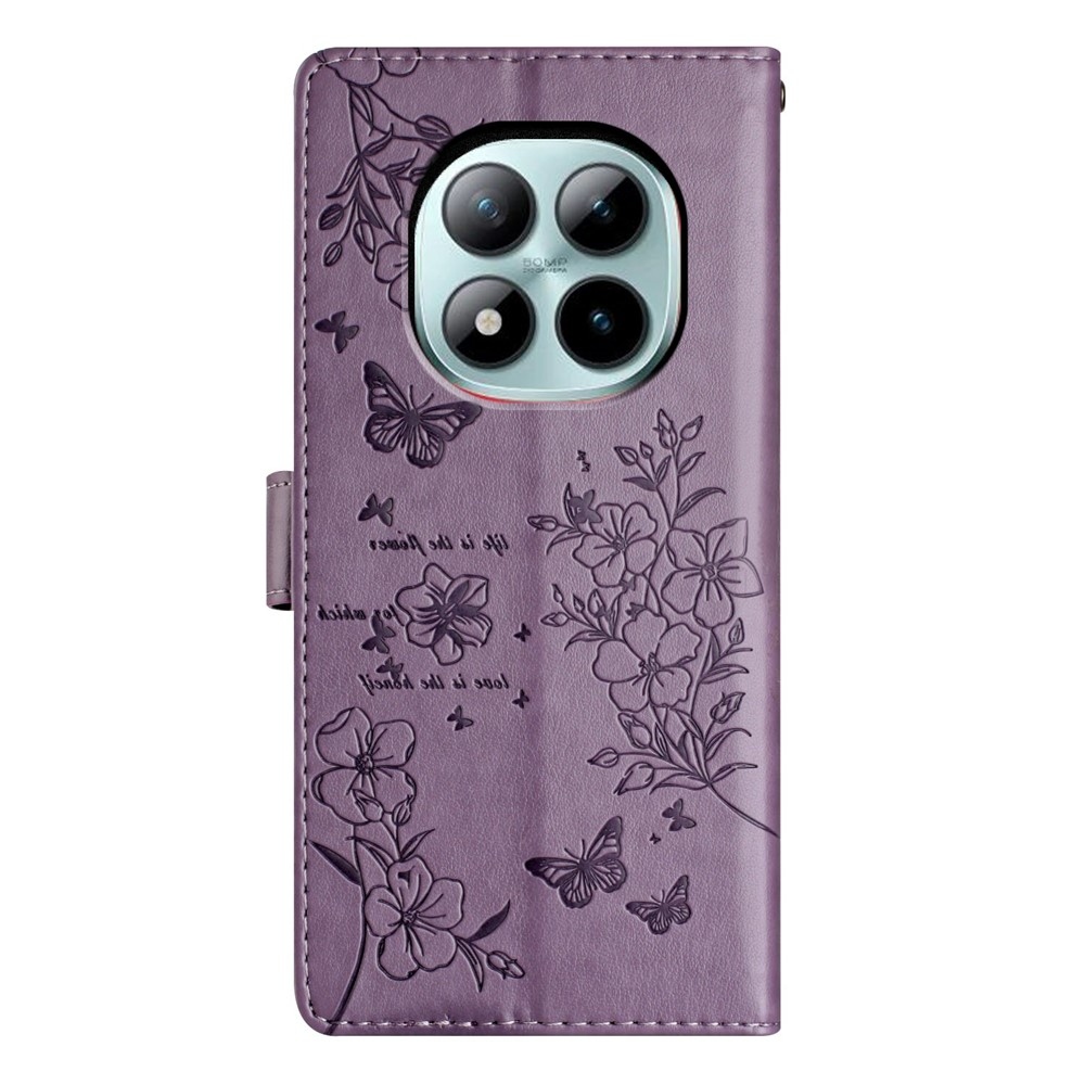 Floralis knížkové pouzdro na Xiaomi Redmi Note 15 Pro+ 5G - fialové