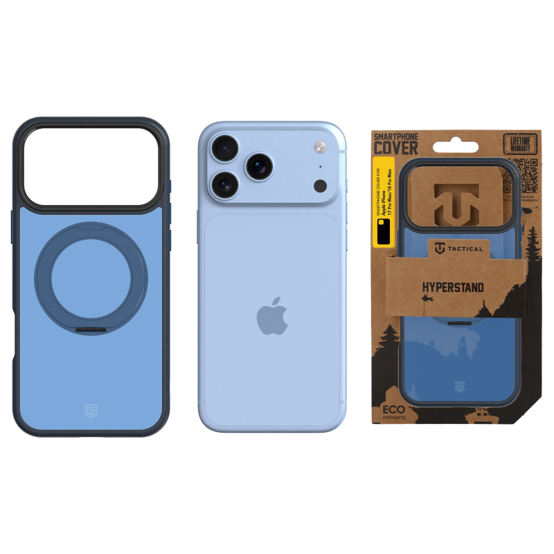 Tactical MagForce Hyperstand Kryt pro Apple iPhone 18 Pro Max/17 Pro Max Deep Blue