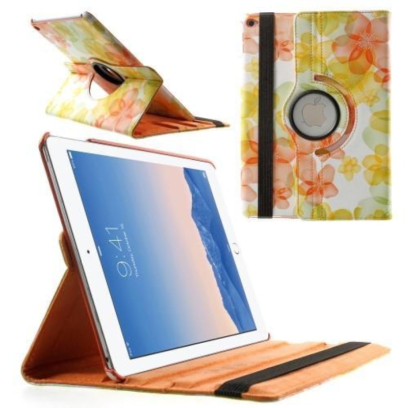 Flowe kvetoucí pouzdro na iPad Air 2 - žluté
