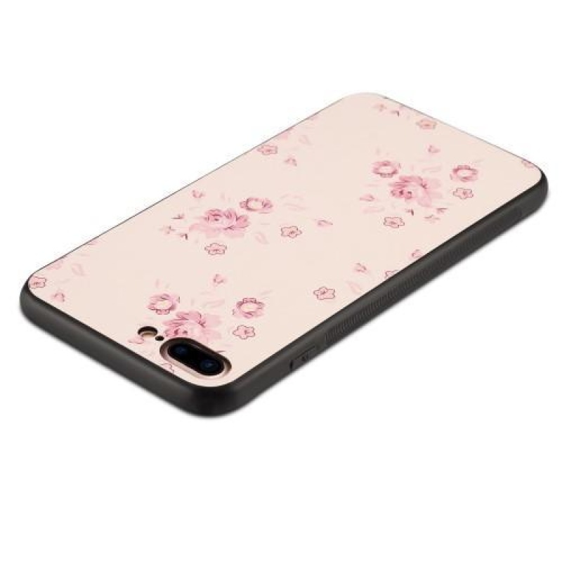 Flower gelový obal na iPhone 7 Plus a iPhone 8 Plus - něžné kvítky