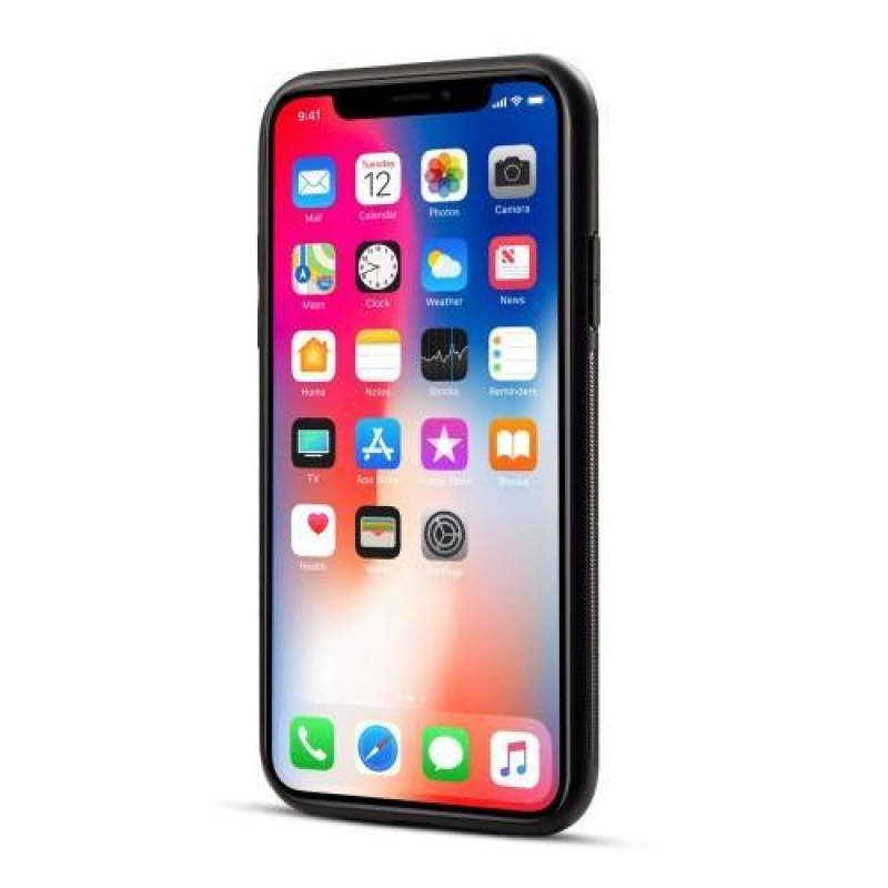 Flower hybridní gelový obal na iPhone X - květinový motiv