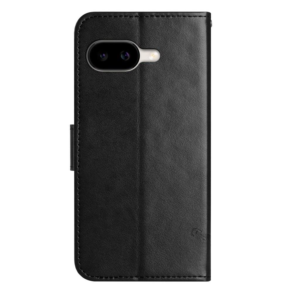 Flower knížkové pouzdro na Google Pixel 10a - černé