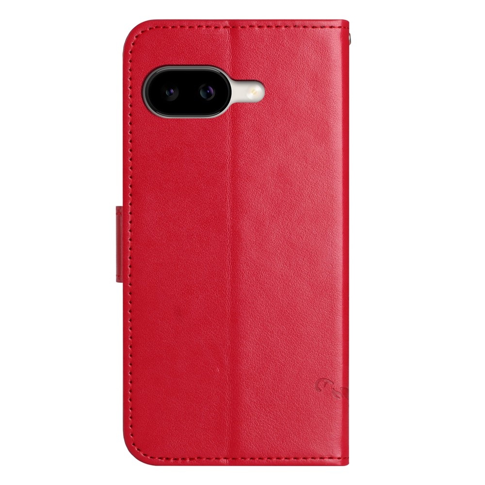 Flower knížkové pouzdro na Google Pixel 10a - červené