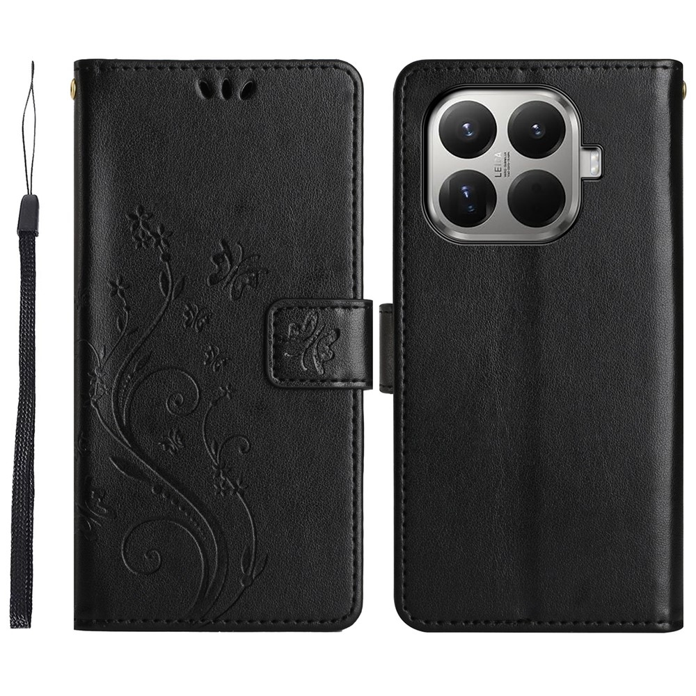 Flower knížkové pouzdro na mobil Xiaomi 17T - černé