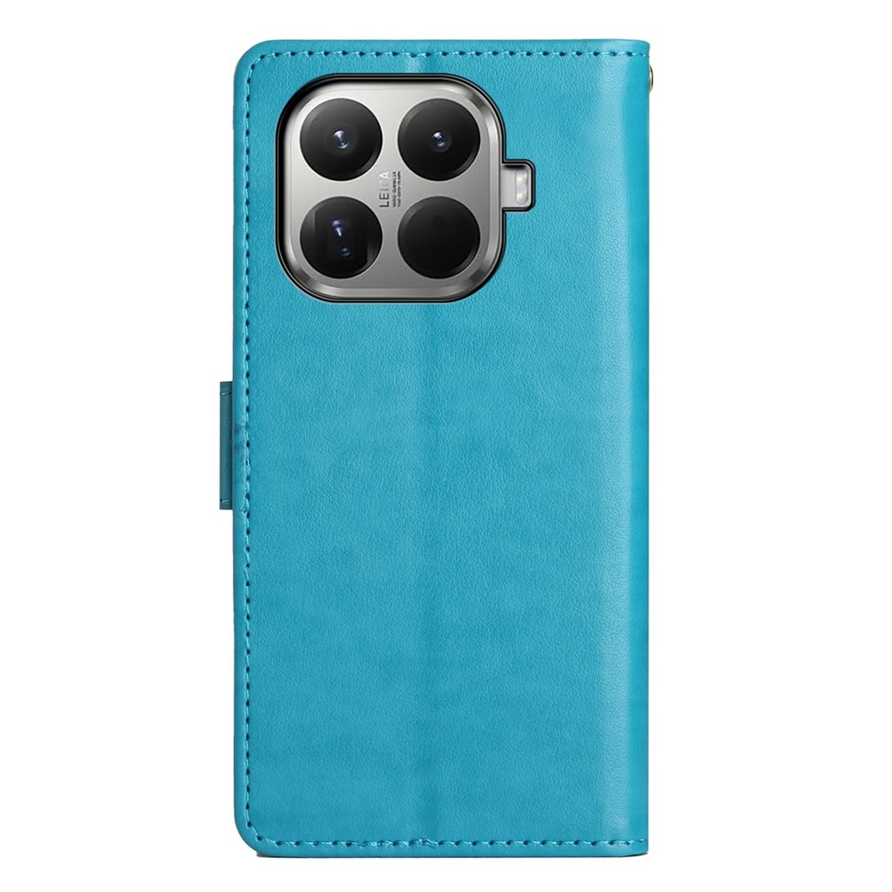 Flower knížkové pouzdro na mobil Xiaomi 17T - modré