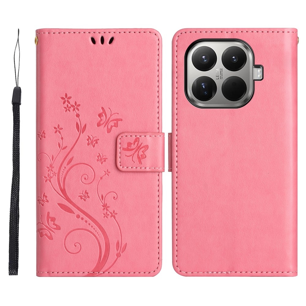 Flower knížkové pouzdro na mobil Xiaomi 17T - růžové