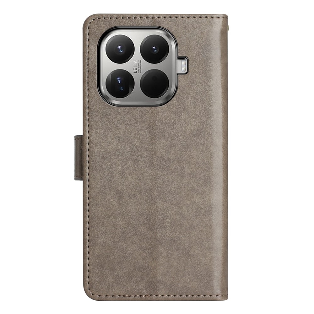 Flower knížkové pouzdro na mobil Xiaomi 17T - šedé