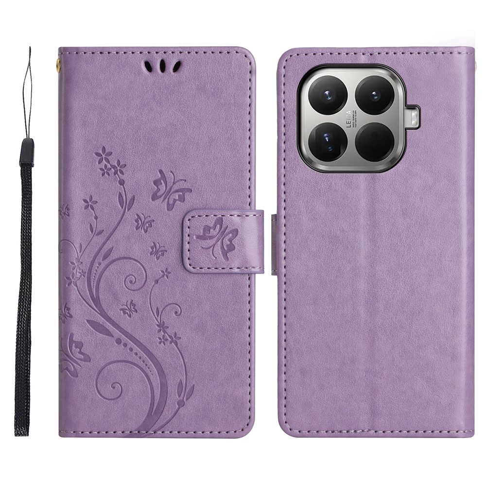 Flower knížkové pouzdro na mobil Xiaomi 17T - světlefialové