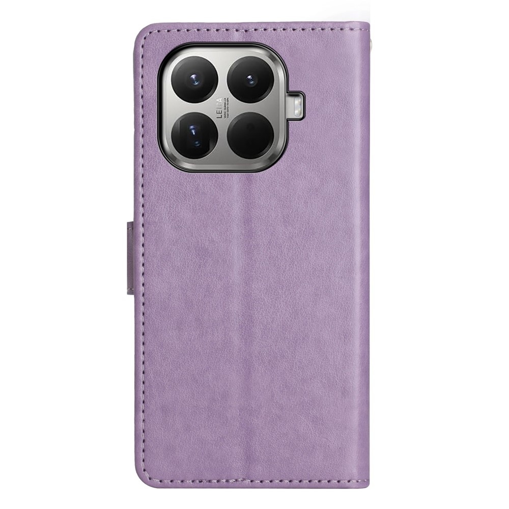 Flower knížkové pouzdro na mobil Xiaomi 17T - světlefialové