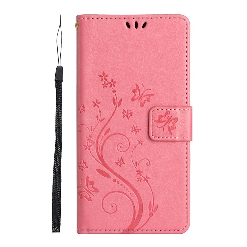 Flowers knížkové pouzdro na Samsung Galaxy A27 - růžové