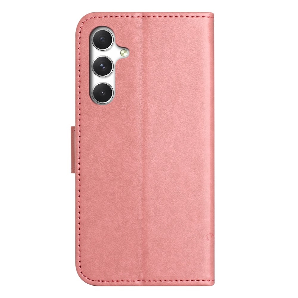 Flower knížkové pouzdro na Samsung Galaxy A27 - růžové