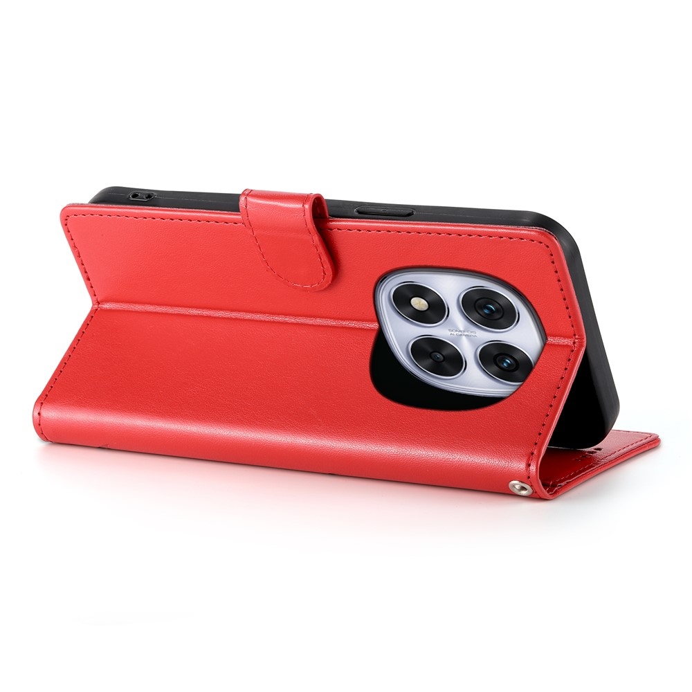 Flower knížkové pouzdro na Xiaomi Redmi Note 15 Pro 4G - červené