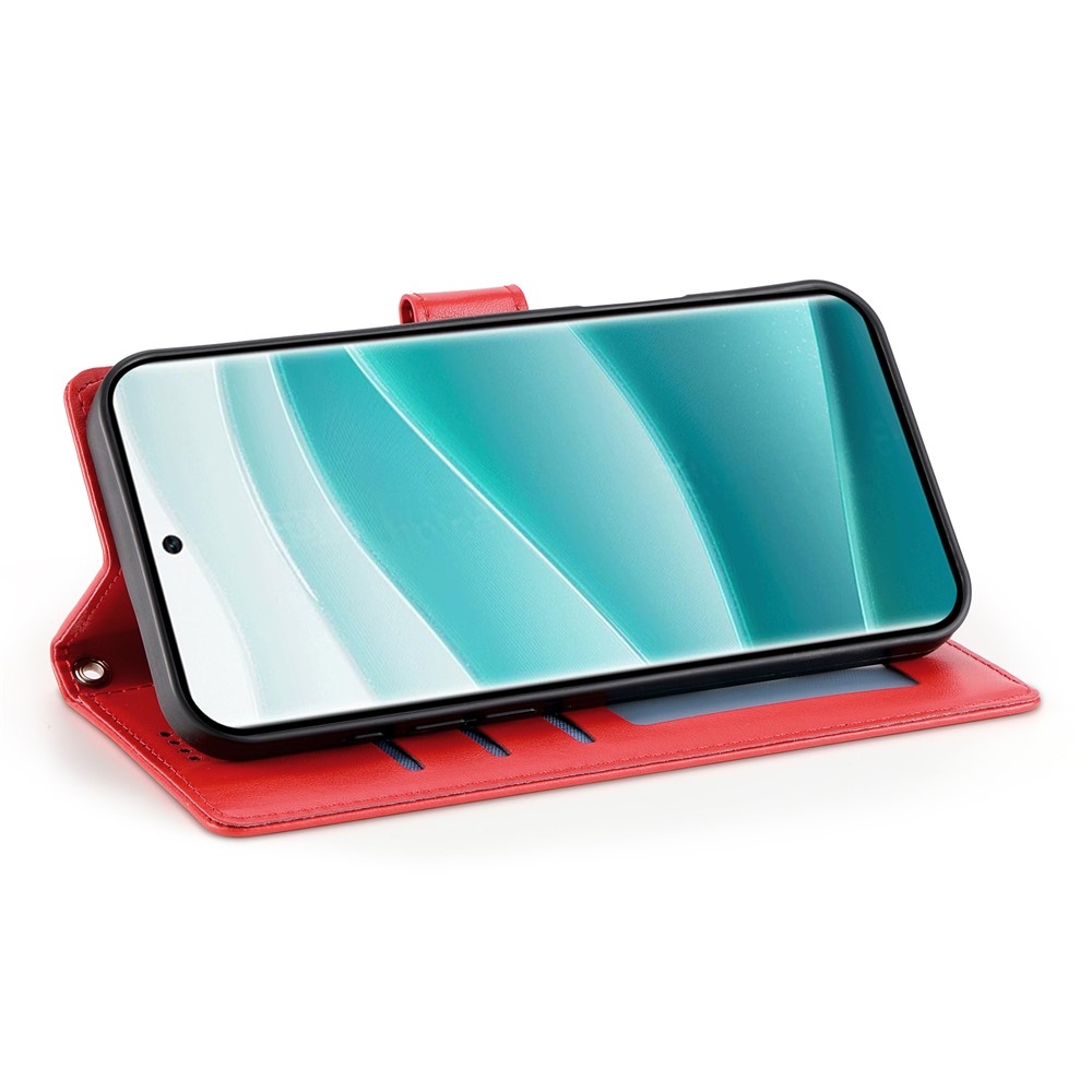 Flower knížkové pouzdro na Xiaomi Redmi Note 15 Pro 4G - červené