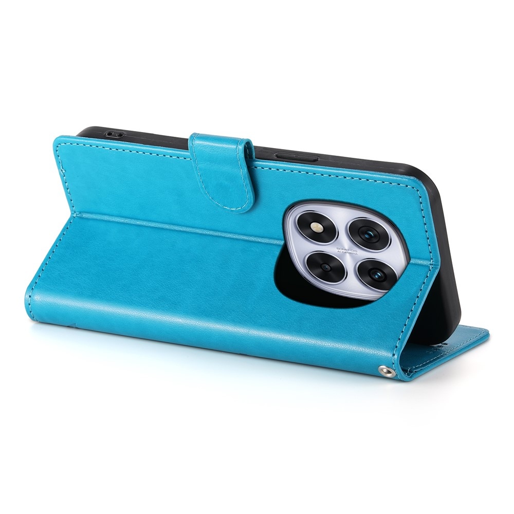 Flower knížkové pouzdro na Xiaomi Redmi Note 15 Pro 4G - modré