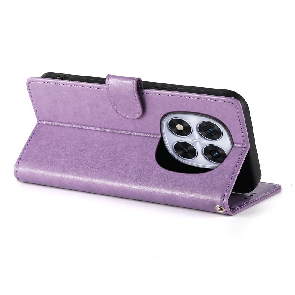 Flower knížkové pouzdro na Xiaomi Redmi Note 15 Pro 4G - světlefialové