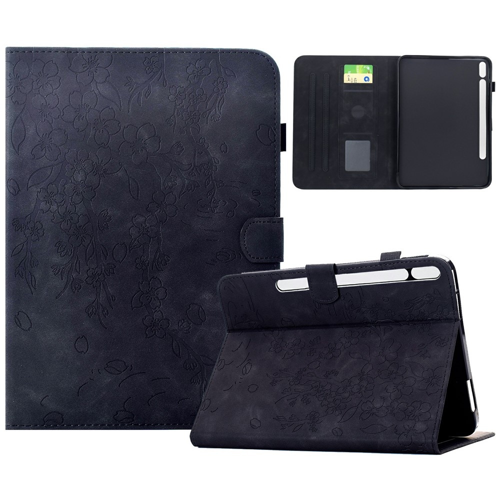 Flower zavírací pouzdro na tablet Samsung Galaxy Tab S12+ - černé