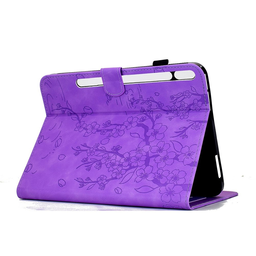 Flower zavírací pouzdro na tablet Samsung Galaxy Tab S12+ - fialové
