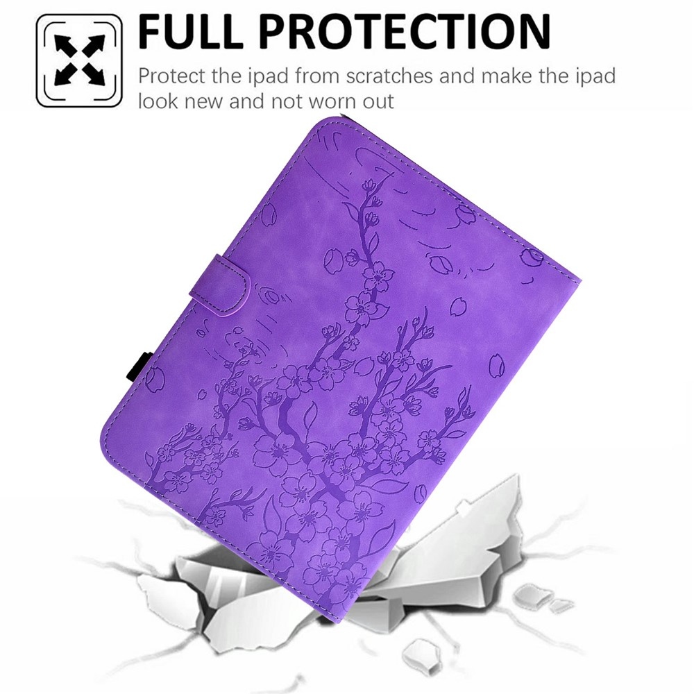 Flower zavírací pouzdro na tablet Samsung Galaxy Tab S12+ - fialové