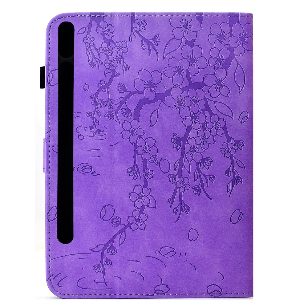 Flower zavírací pouzdro na tablet Samsung Galaxy Tab S12+ - fialové