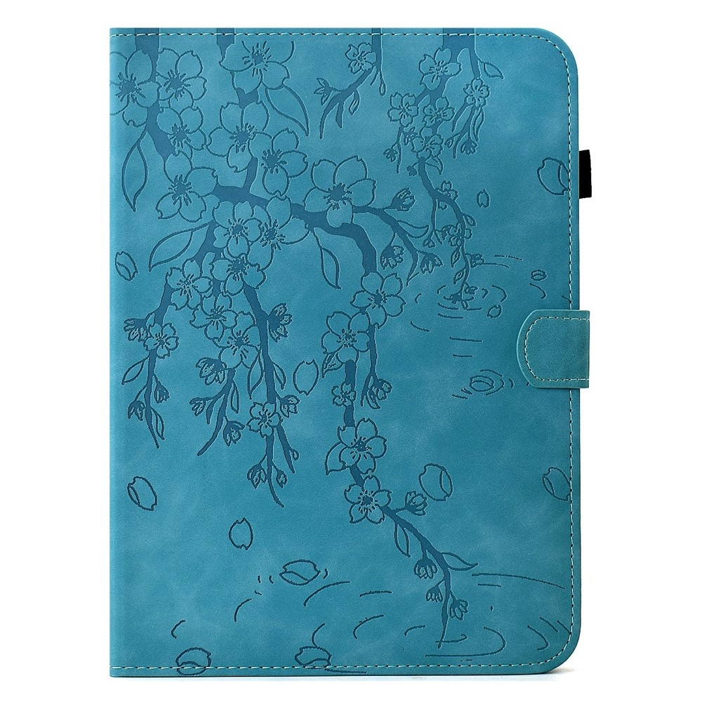 Flower zavírací pouzdro na tablet Samsung Galaxy Tab S12+ - modré