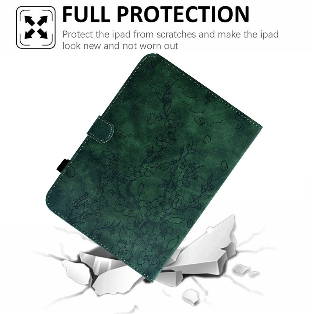Flower zavírací pouzdro na tablet Samsung Galaxy Tab S12+ - zelené