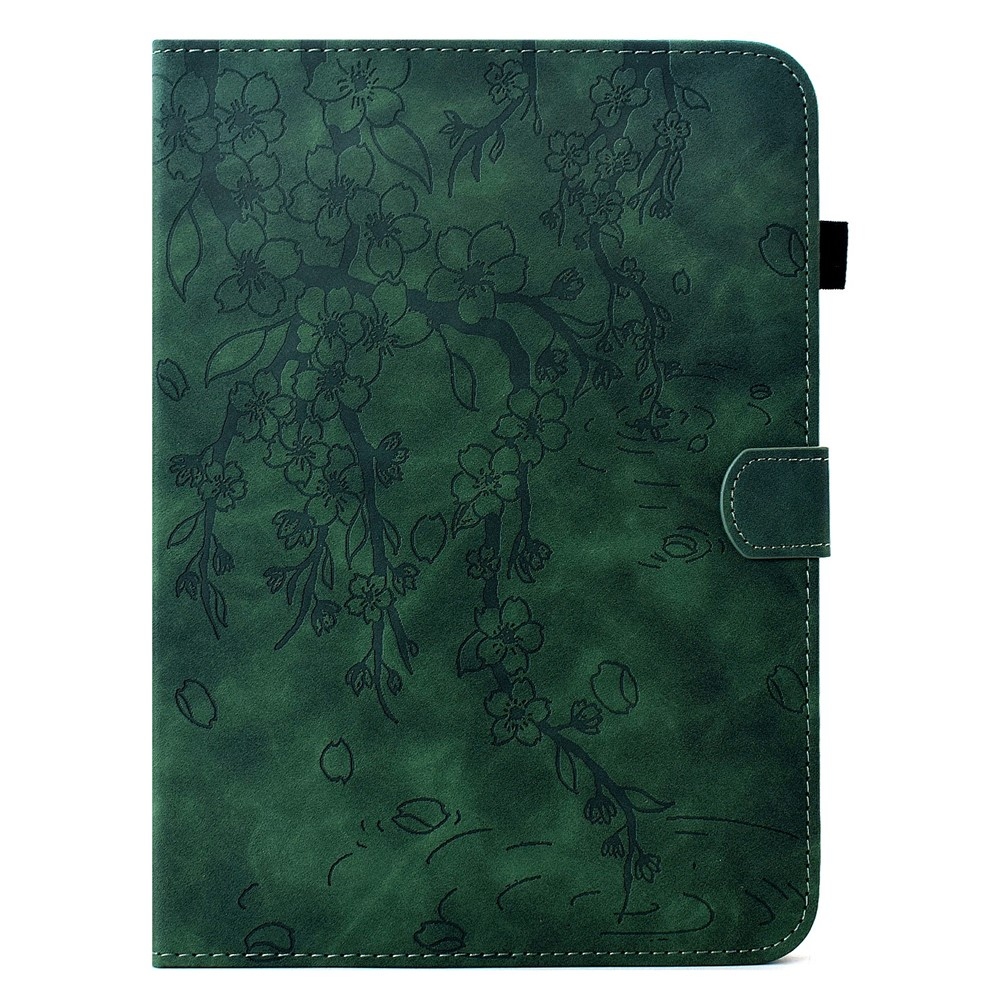 Flower zavírací pouzdro na tablet Samsung Galaxy Tab S12+ - zelené