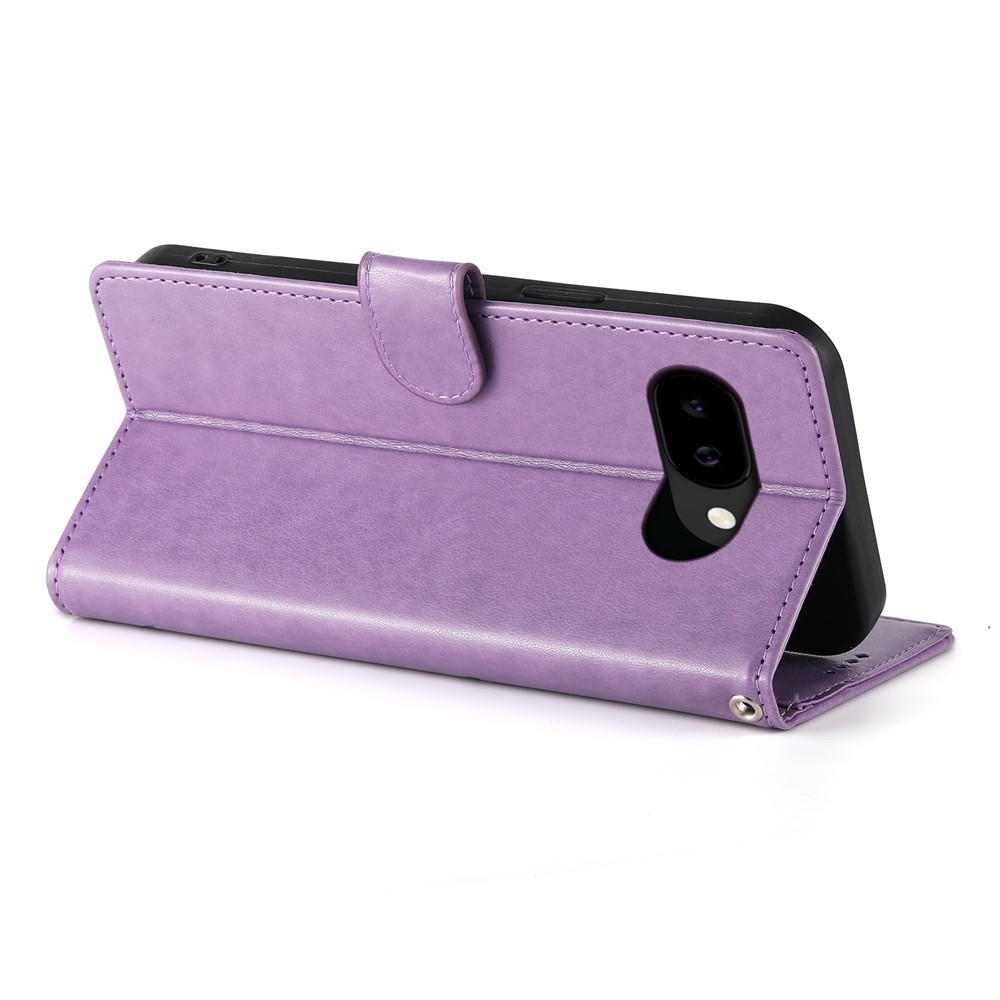 Flowers knížkové pouzdro na Google Pixel 10a - fialové