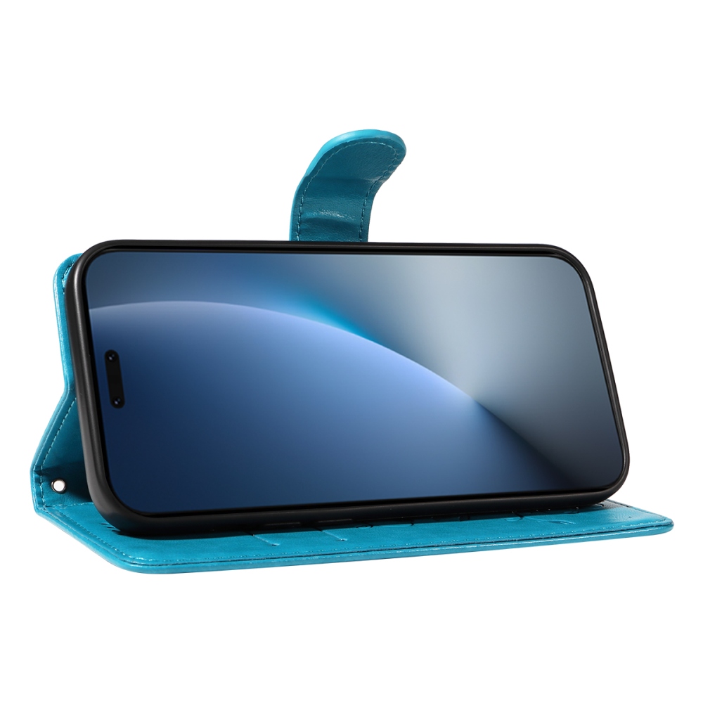 Flowers knížkové pouzdro na Honor Magic 8 Pro 5G - modré