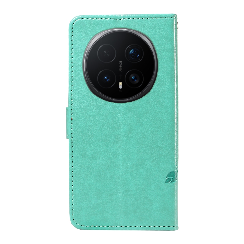 Flowers knížkové pouzdro na Honor Magic 8 Pro 5G - modrozelené