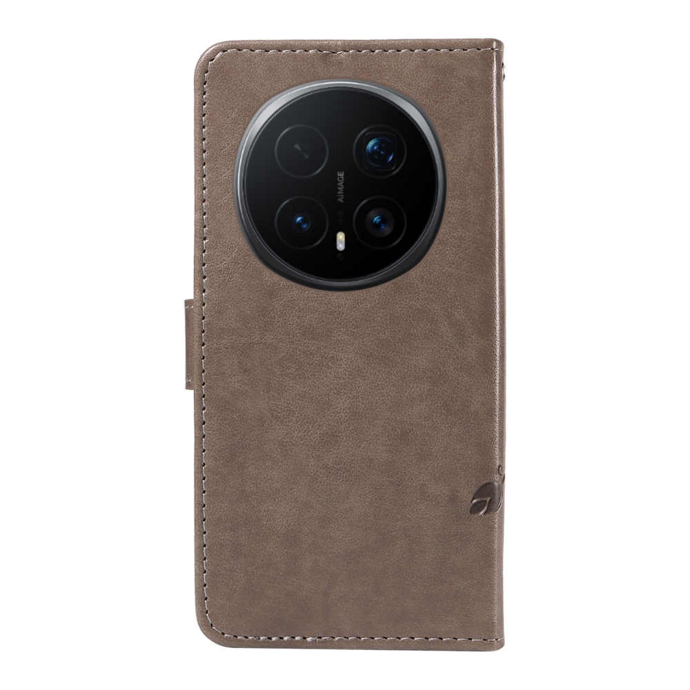 Flowers knížkové pouzdro na Honor Magic 8 Pro 5G - šedé