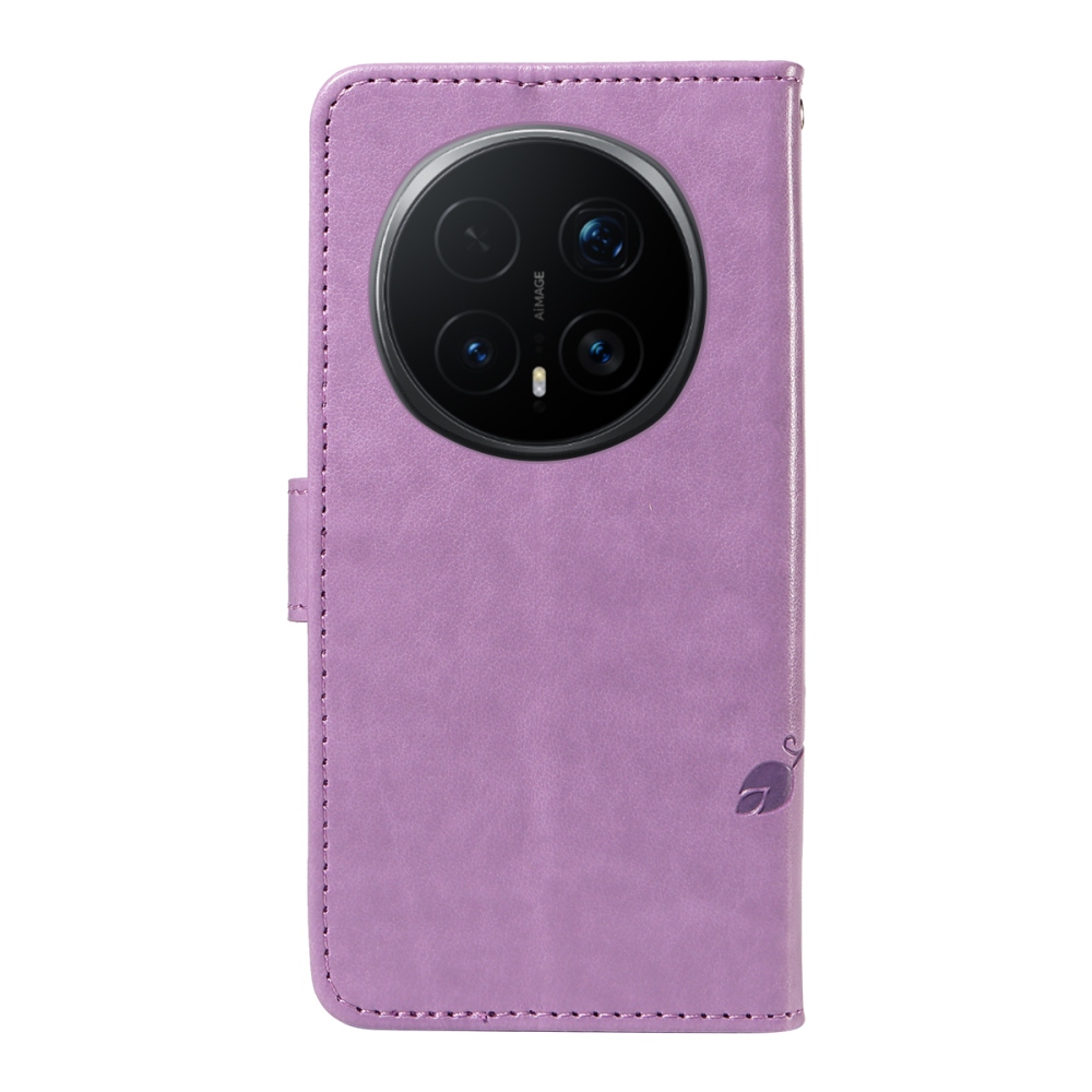 Flowers knížkové pouzdro na Honor Magic 8 Pro 5G - světlefialové