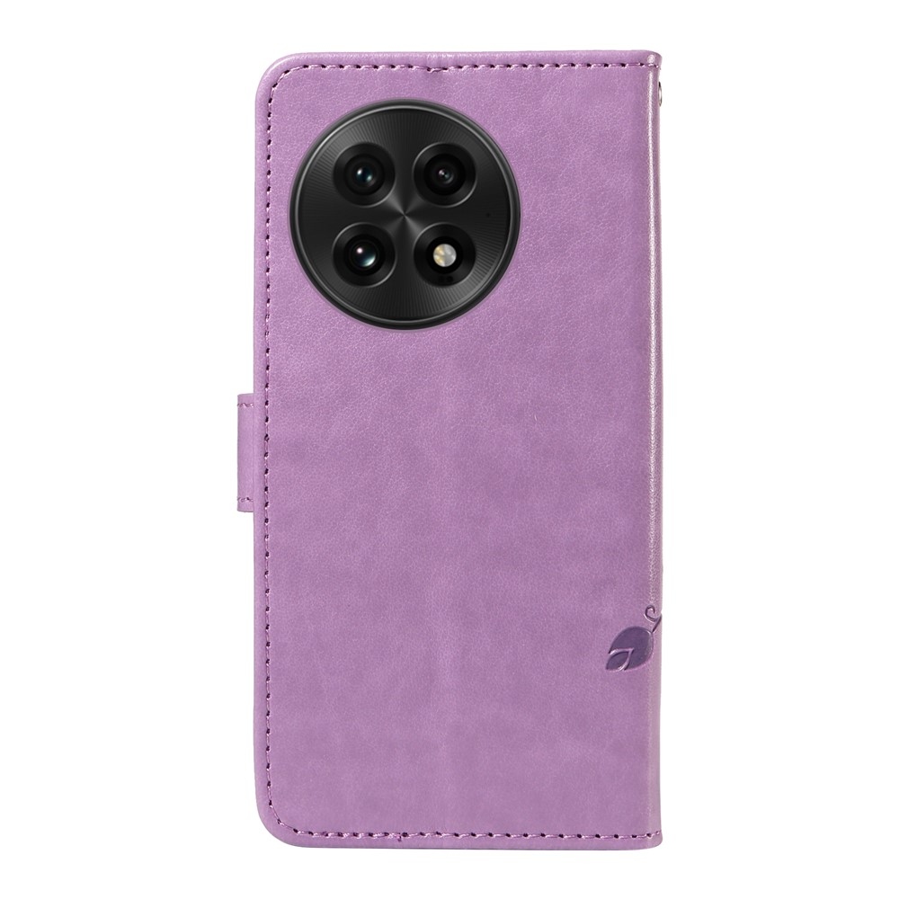 Flowers knížkové pouzdro na OnePlus 13 - světlefialové