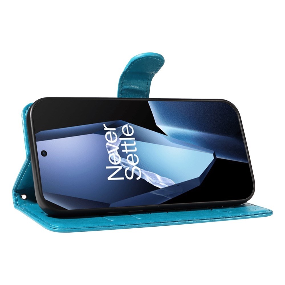 Flowers knížkové pouzdro na OnePlus 13R 5G - modré