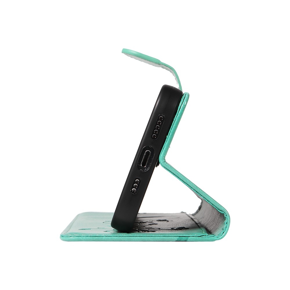 Flowers knížkové pouzdro na OnePlus 13R 5G - modrozelené