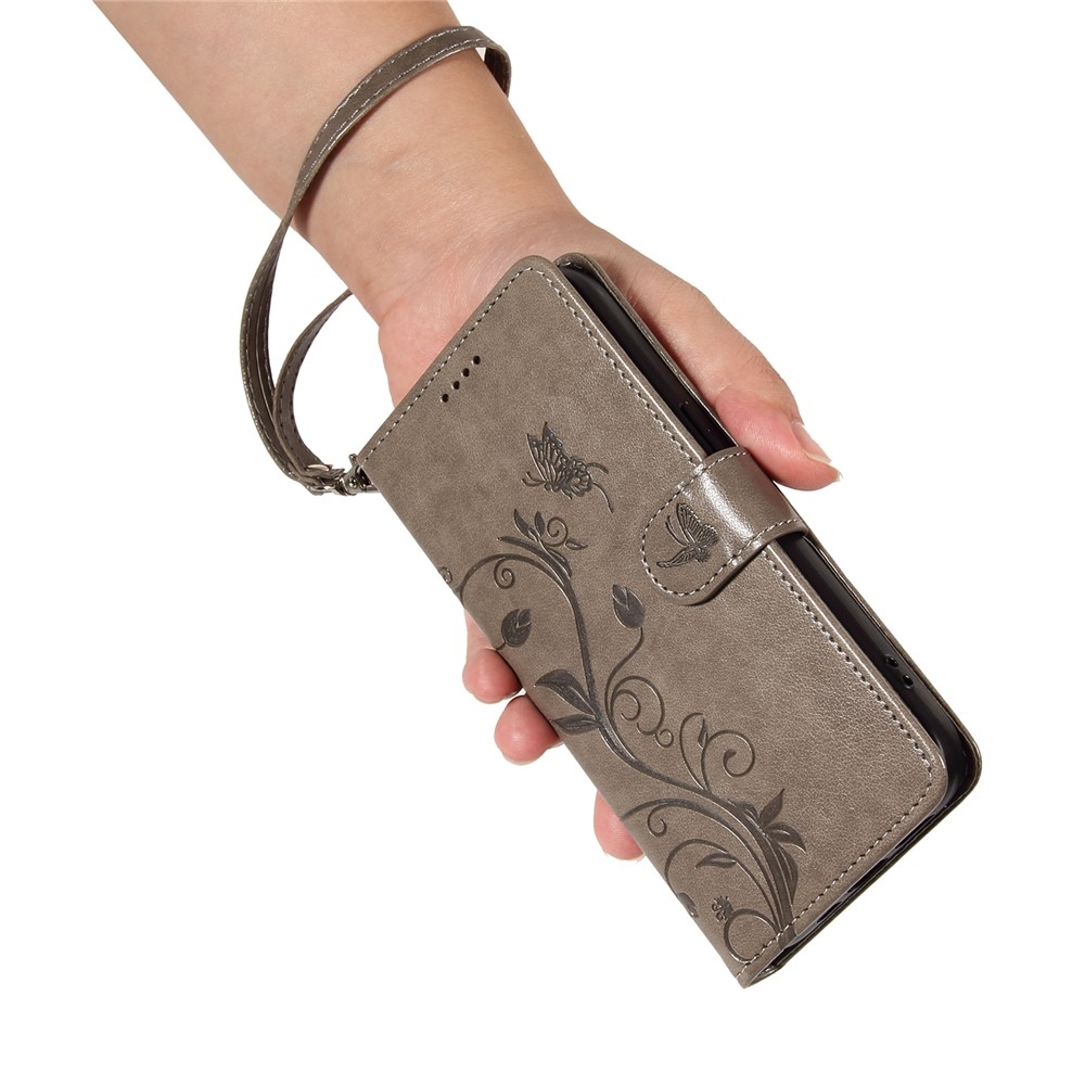 Flowers knížkové pouzdro na OnePlus 13R 5G - šedé