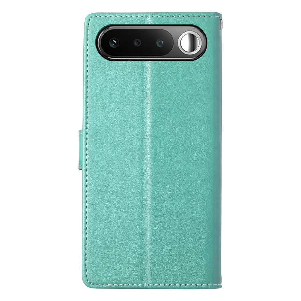Flowers knížkové pouzdro na Realme 16 5G - modrozelené