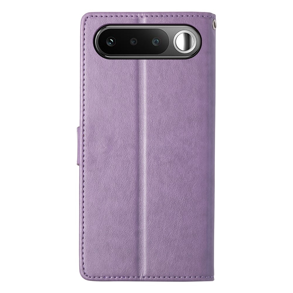 Flowers knížkové pouzdro na Realme 16 5G - světlefialové