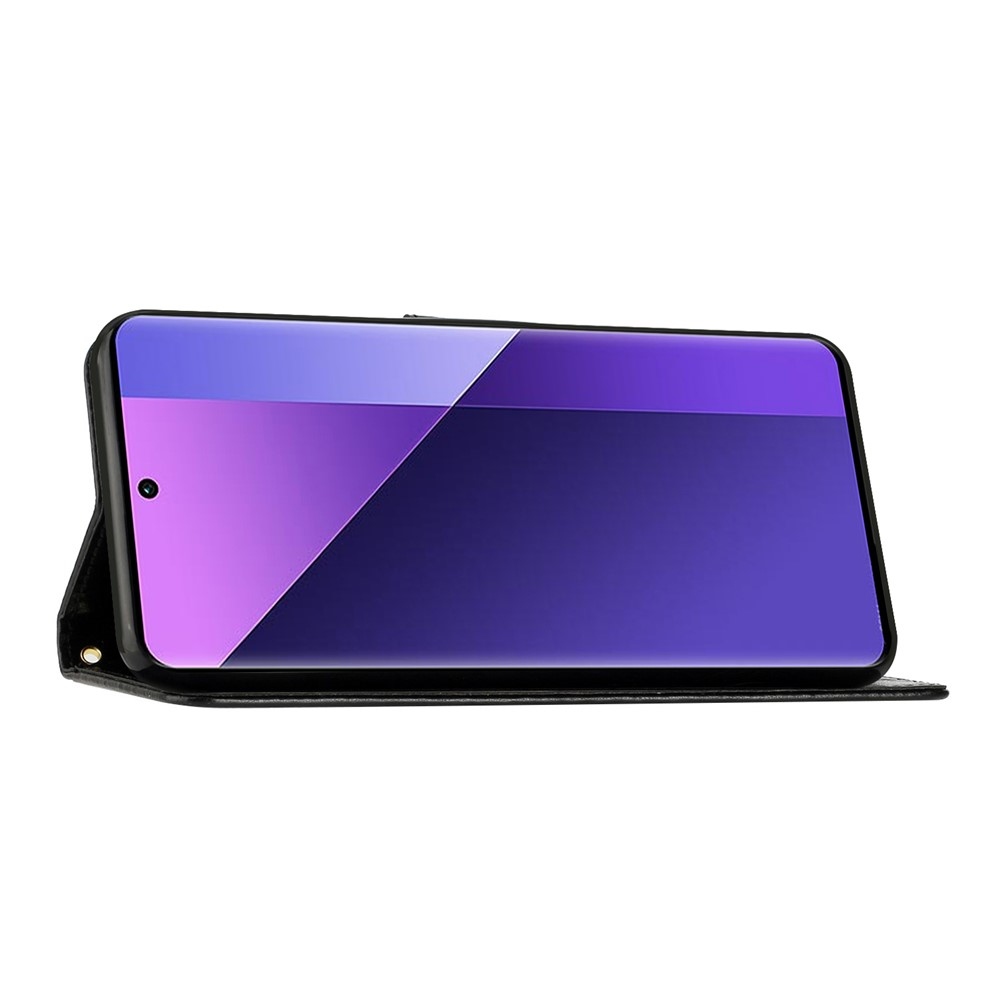 Flowers knížkové pouzdro na Samsung Galaxy A57 5G - černé